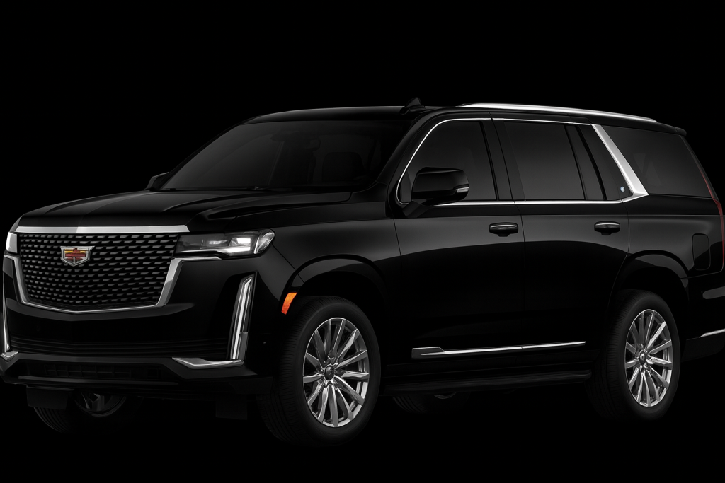 Black car Cadillac Escalade