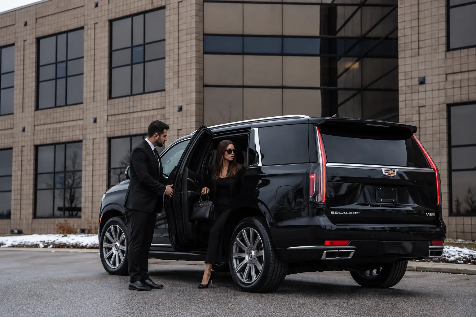 Black luxury vehicle for Oakland limo service in the East Bay