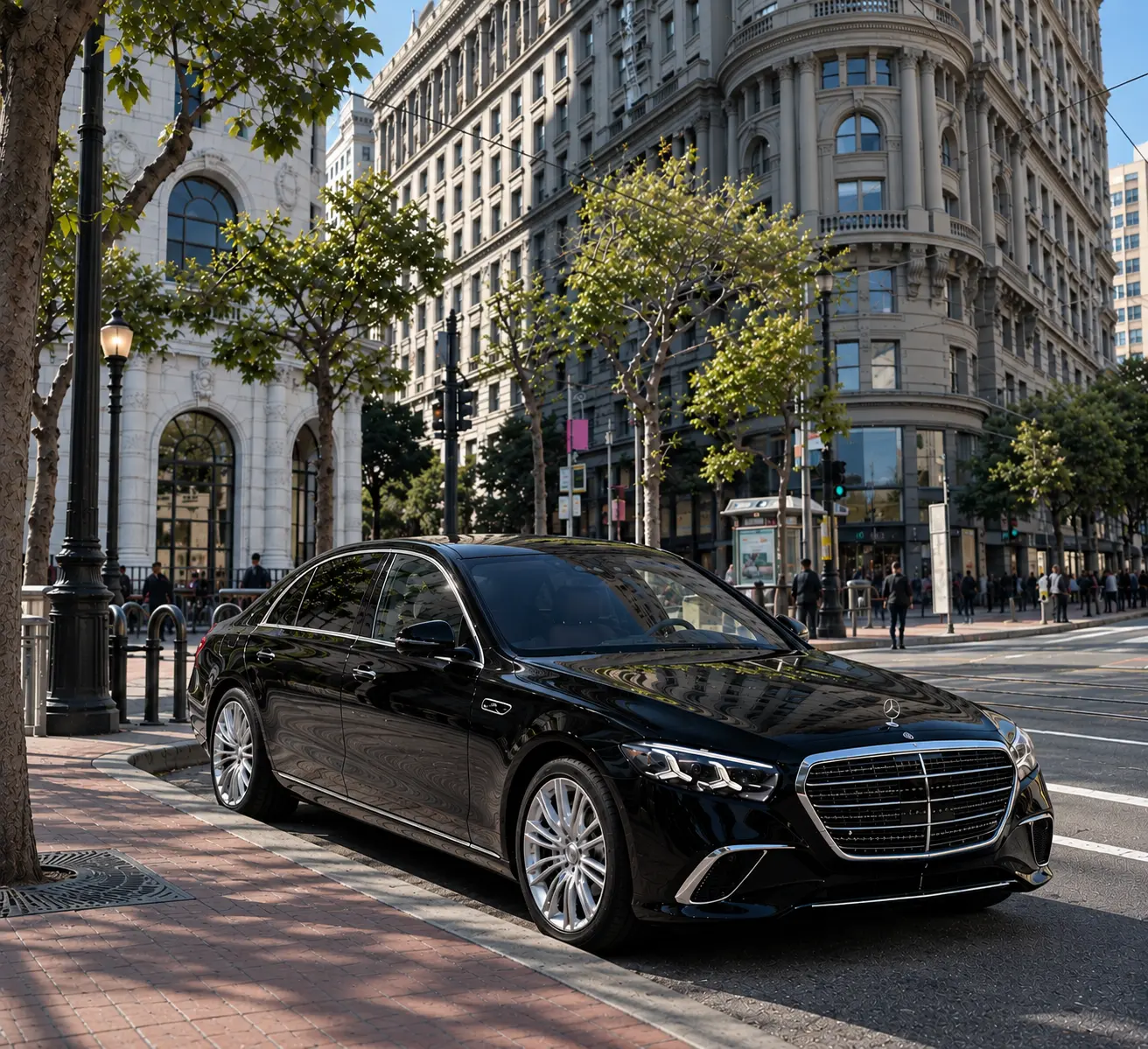 Chauffeured luxury vehicle for New York City limo service to JFK, LaGuardia, Newark and Manhattan